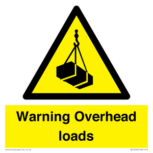 WV12764: Warning Overhead loads