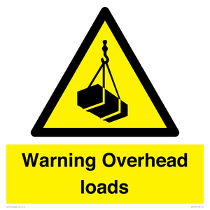 WV12764: Warning Overhead loads