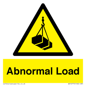 WV12775: Abnormal Load