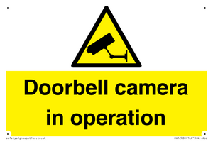 WV12780: Doorbell camera in operation