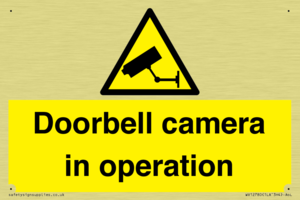 WV12780: Doorbell camera in operation