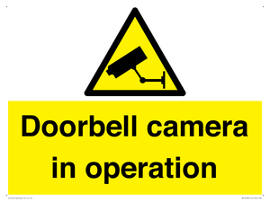 WV12780: Doorbell camera in operation