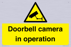WV12780: Doorbell camera in operation
