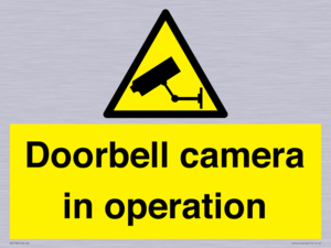 WV12780: Doorbell camera in operation