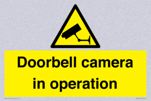 WV12780: Doorbell camera in operation