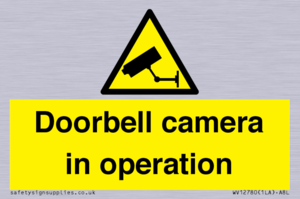 WV12780: Doorbell camera in operation