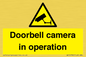 WV12780: Doorbell camera in operation