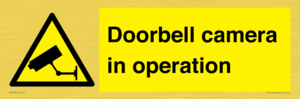 WV12780: Doorbell camera in operation