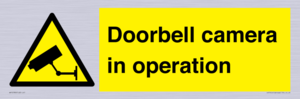 WV12780: Doorbell camera in operation