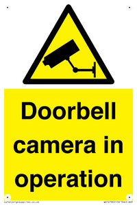 WV12780: Doorbell camera in operation