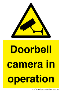 WV12780: Doorbell camera in operation