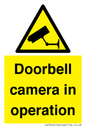 WV12780: Doorbell camera in operation