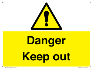 WV12808: Danger Keep out