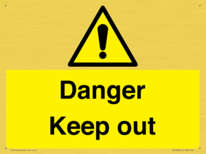 WV12808: Danger Keep out