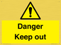 WV12808: Danger Keep out