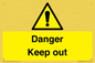 WV12808: Danger Keep out