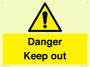 WV12808: Danger Keep out