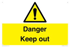 WV12808: Danger Keep out