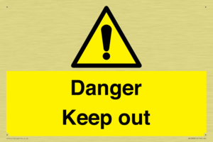 WV12808: Danger Keep out