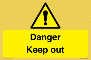 WV12808: Danger Keep out
