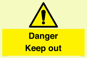 WV12808: Danger Keep out