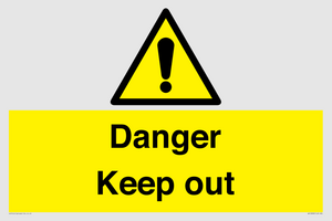 WV12808: Danger Keep out