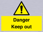 WV12808: Danger Keep out
