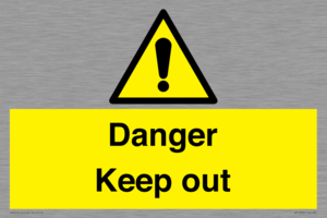WV12808: Danger Keep out