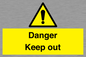 WV12808: Danger Keep out