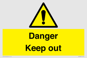 WV12808: Danger Keep out