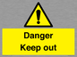 WV12808: Danger Keep out