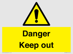 WV12808: Danger Keep out