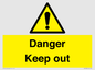 WV12808: Danger Keep out