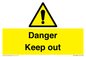 WV12808: Danger Keep out
