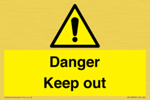 WV12808: Danger Keep out