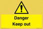 WV12808: Danger Keep out