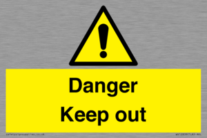 WV12808: Danger Keep out