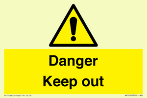 WV12808: Danger Keep out