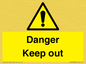 WV12808: Danger Keep out