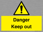 WV12808: Danger Keep out
