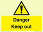WV12808: Danger Keep out