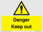 WV12808: Danger Keep out