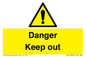 WV12808: Danger Keep out