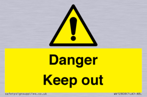 WV12808: Danger Keep out
