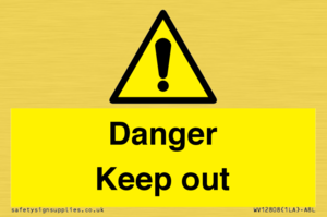 WV12808: Danger Keep out