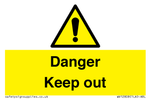 WV12808: Danger Keep out