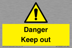 WV12808: Danger Keep out