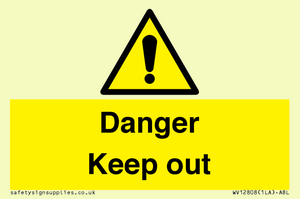 WV12808: Danger Keep out