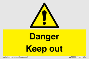 WV12808: Danger Keep out