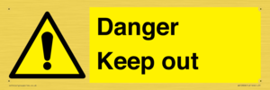 WV12808: Danger Keep out